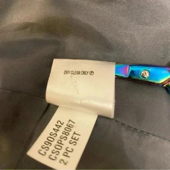 Calvin Klein Navy Blue Short Singe Button Blazer Jacket size 2 - Picture 12 of 12